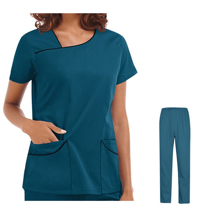 Amazon Operating Room Short Sleeve Hand Washing Suit Female Skin Management Nurses' Uniform Surgeon Disposable Protective Coveralls Work Clothes Female - Image 31