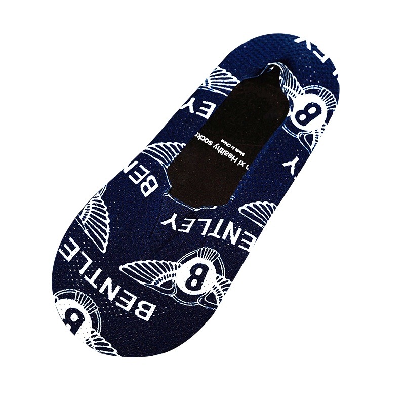 Socks Men's Boat Socks Summer Thin Ice Silk Socks Korean Style Low Top Invisible Socks Silicone Non-Slip Tight Ins Fashion - Image 33