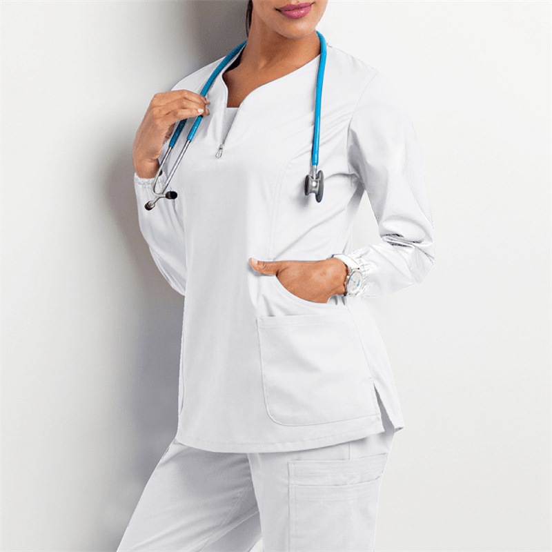 2024 Amazon Operating Room Autumn and Winter Hand Washing Suit Women's Long-Sleeved Overalls Nurse Surgeon Disposable Protective Coveralls Overalls - Image 28