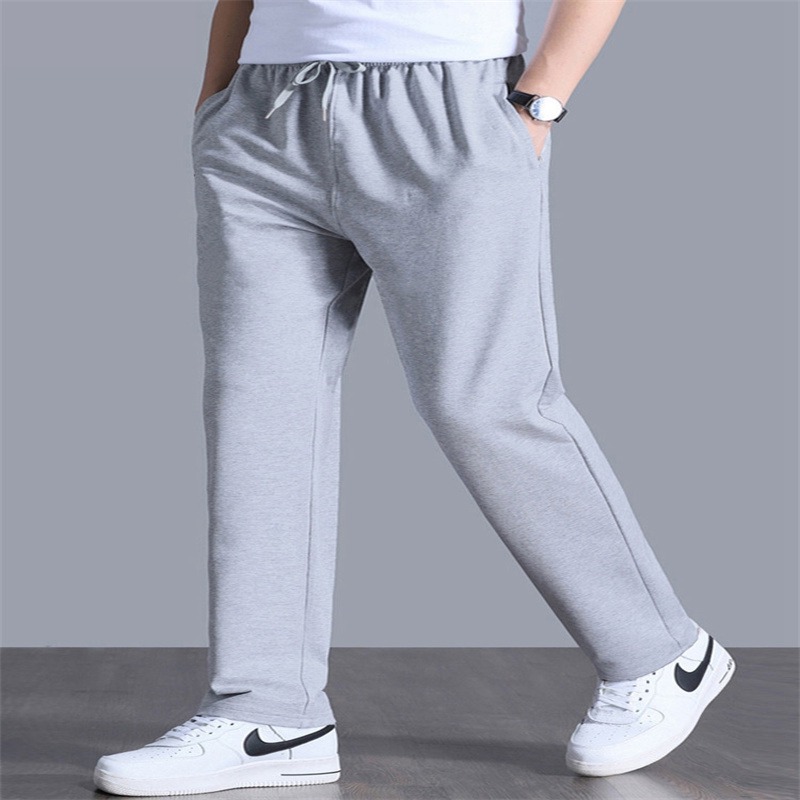 Trousers Sports Pants Men's Loose Straight Men's Summer Casual Pants Men's Pants Men's Sweatpants Workwear Pants Men's Fleece-Lined - Image 6