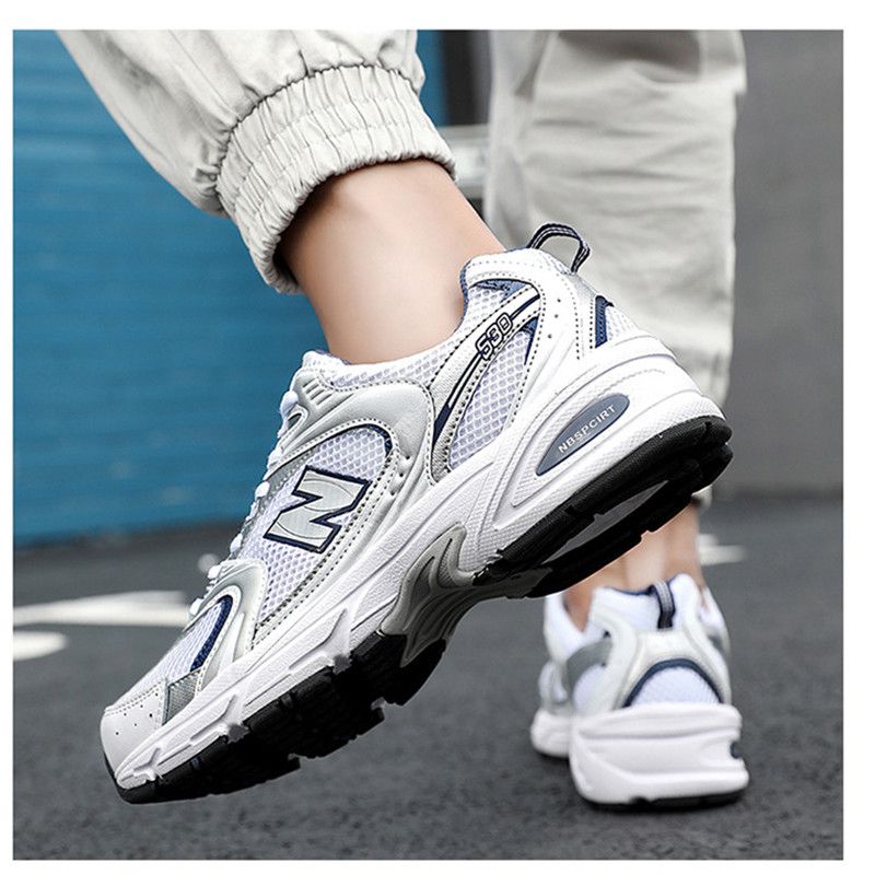 New Balance 530 White Silver Navy Sports Casual Mesh Soft Fashion Trainers Shoes NB530 - Image 10