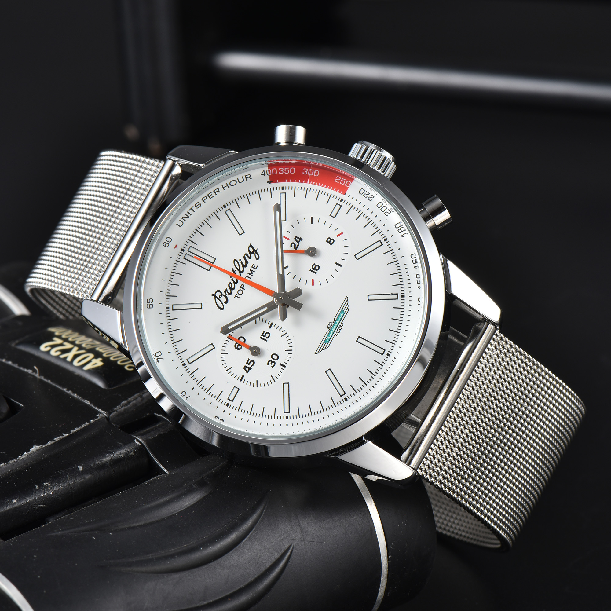 Breitling Top Time B01 Shelby Cobra Ford Mustang Thunderbird Chevrolet Corvette Watch B Top Time - Image 10