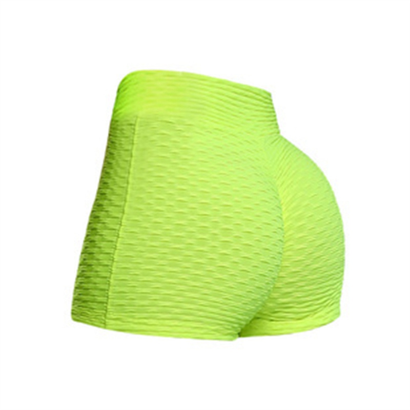 European and American Ins Amazon plus Size Peach Hip Bubble Fitness Sports Hip Raise Skinny Yoga Shorts - Image 5