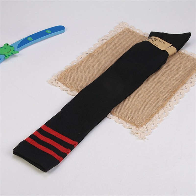 Factory Direct Sales Harajuku Three Bars Striped Knee High over-the-Knee Socks Preppy Style Perform Dance Women's Cotton Socks Socks - Image 8