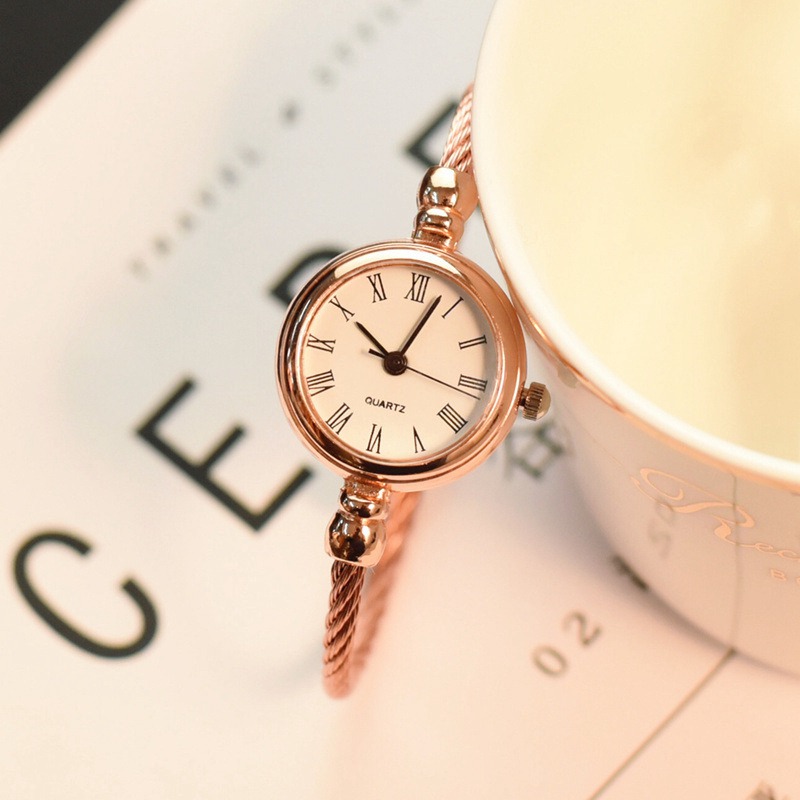 ZZ Bracelet Watch for Girls Student Minimalist Small Thin Strap Ins Retro Easy Matching Small Fresh Opening - Image 5