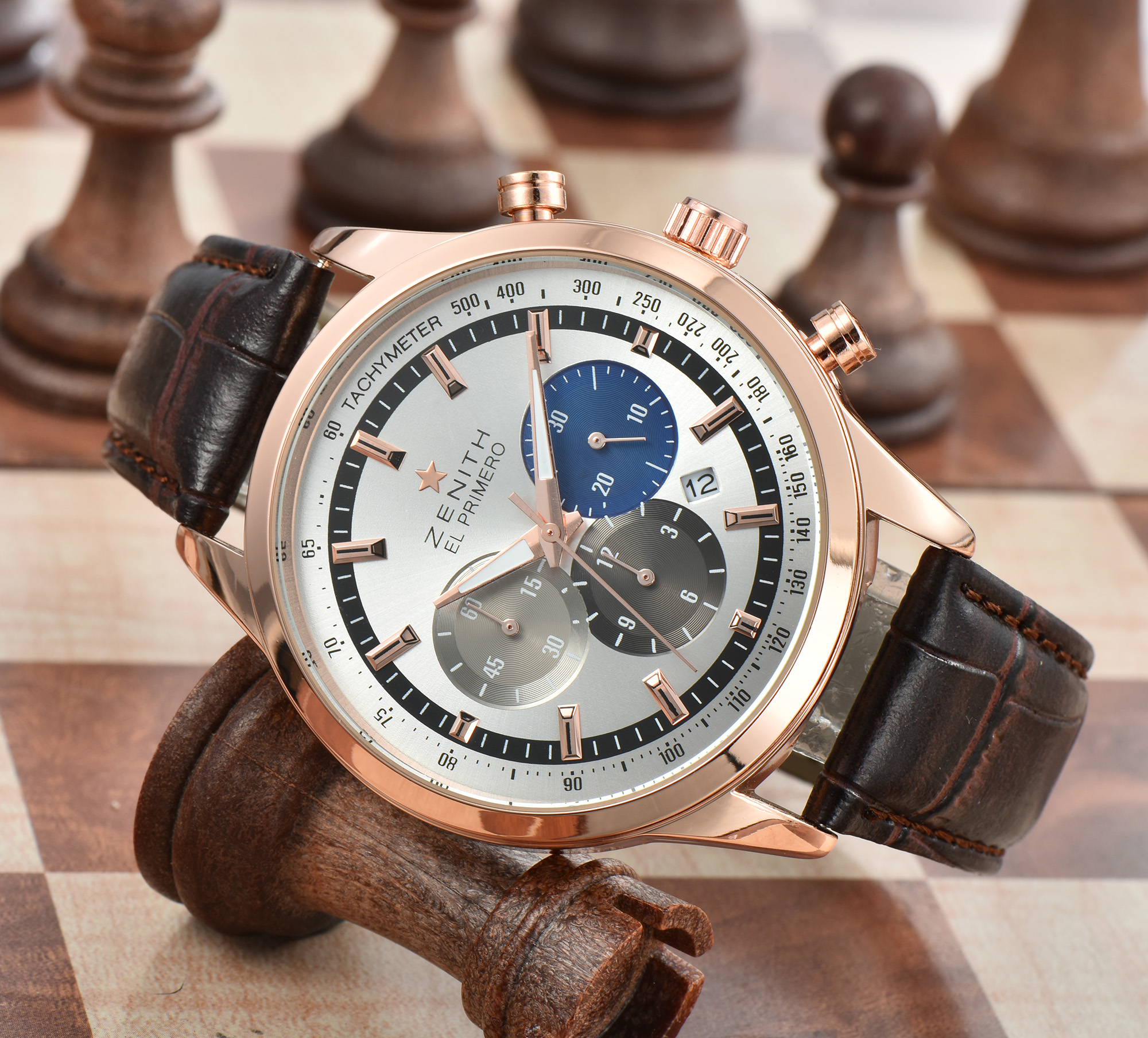 Zenith Chronomaster EL Primero Men's Large Dial Waterproof Quartz Watch Z Chronomaster - Image 6