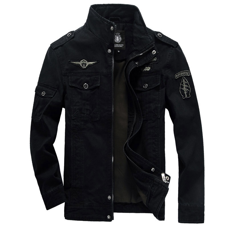 Cross-Border Supply Cotton Jacket Men's Spring Thin Large Size Men's Jacket Military Suit Jacket Men's Air Force No. 1