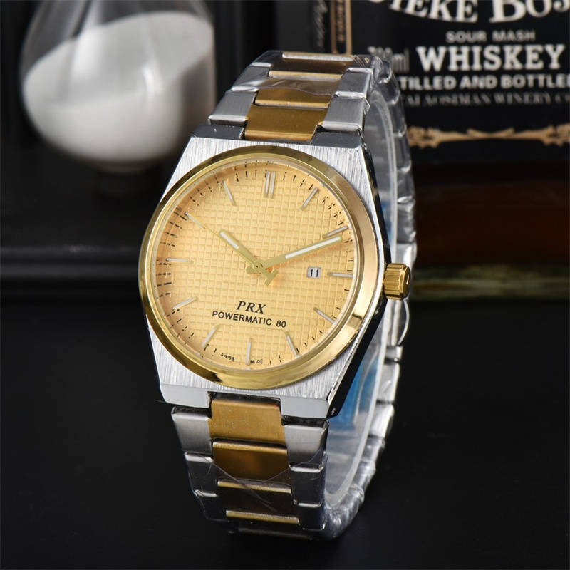Tissot Three-Pin Men's Watch Steel Strap Watch Quartz Watch Hot Sale Fashion Calendar - Image 17