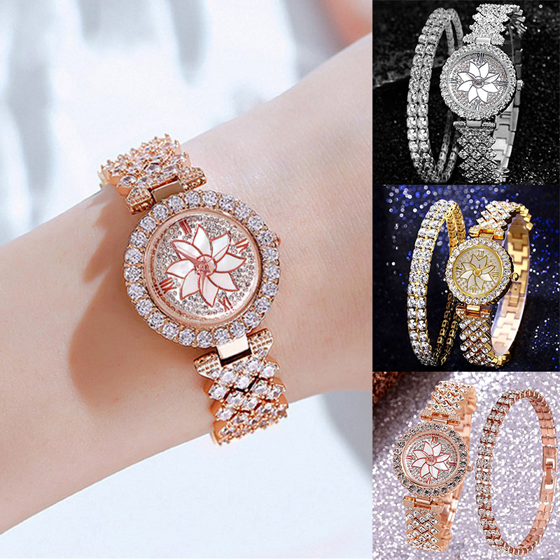 ZZ Watch & Bracelet Sets Ladies Women Analogue Wrist Watch Stainless Steel Gift/Box - Image 11