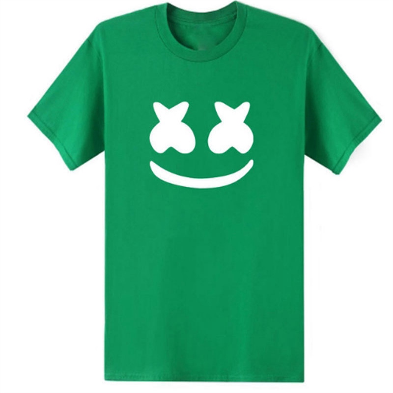 Men's T-shirt Cotton Candy Smiley Face Pattern Printed Casual Short Sleeve Men's T-shirt - Image 7