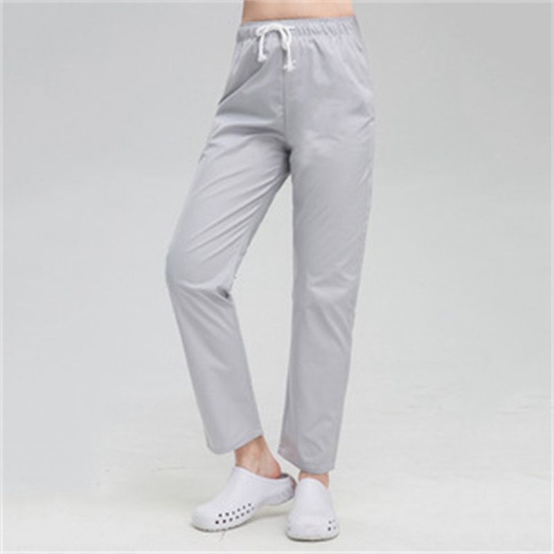 Nurse Pants Elastic Waistband Tether Dental Dentist Pants Nurses' Uniform plus Size Lab Work Pants - Image 11