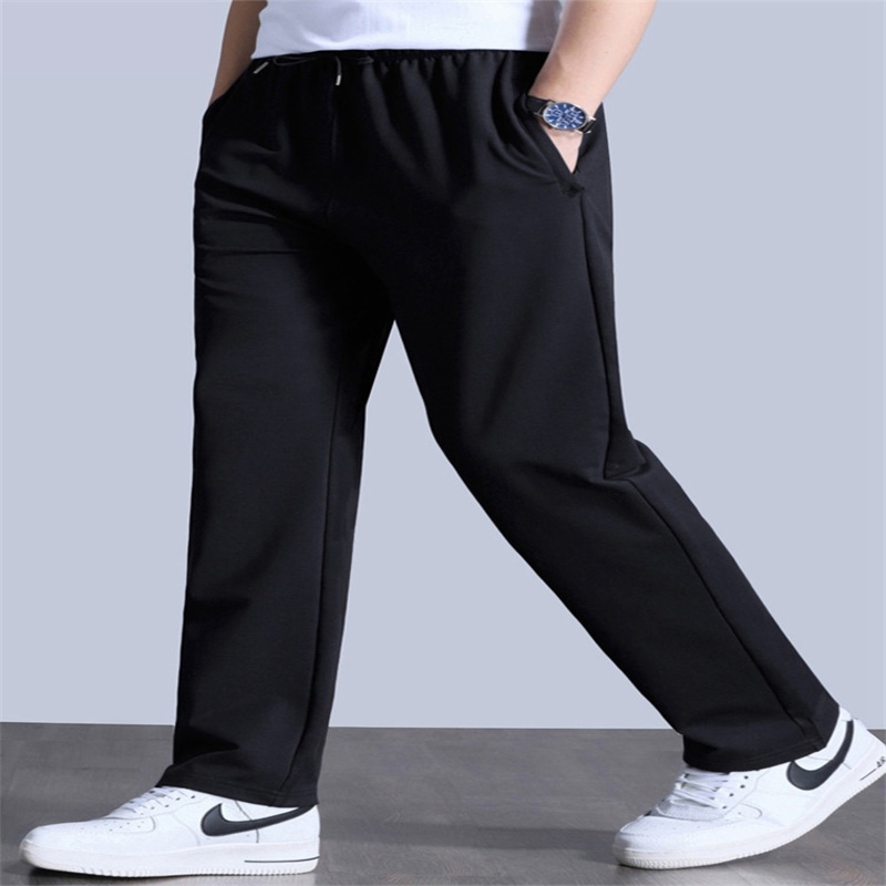 Trousers Sports Pants Men's Loose Straight Men's Summer Casual Pants Men's Pants Men's Sweatpants Workwear Pants Men's Fleece-Lined - Image 5