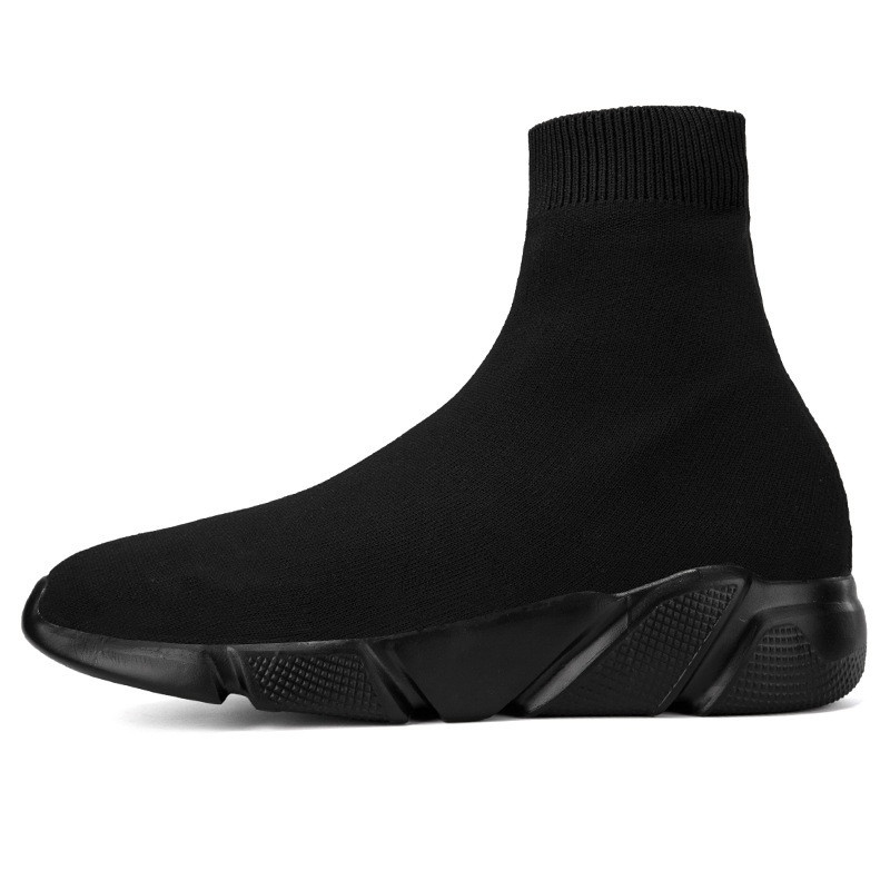 Woman's Sock Knitted Flat Sneakers Men Trainers Speed Runners Sport Shoes - Image 6