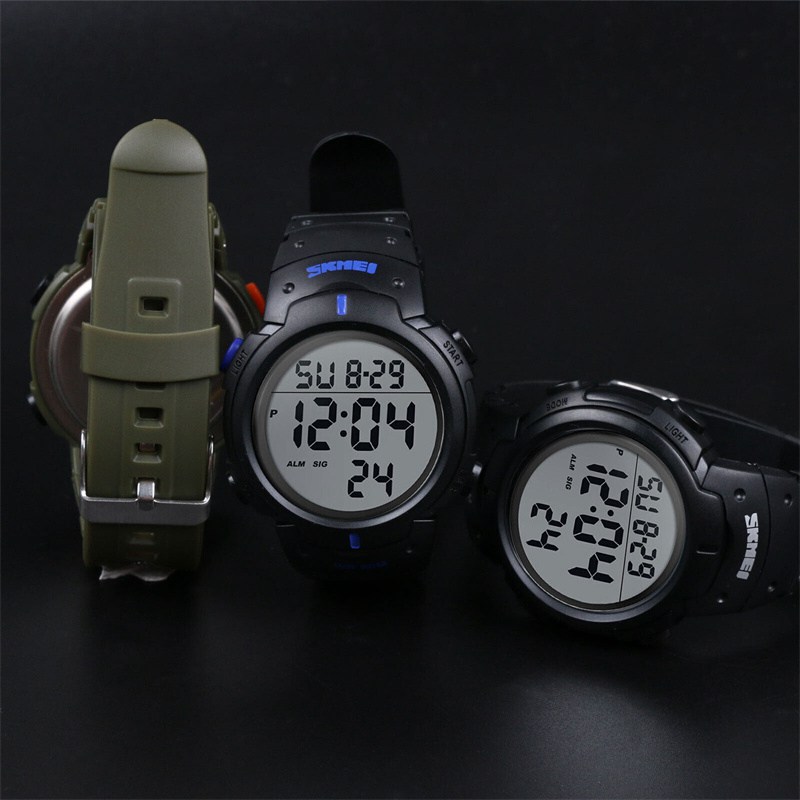 ZZ SKMEI Mens LED Digital Sport Watches Military Stopwatch Waterproof Date Watch UK - Image 11