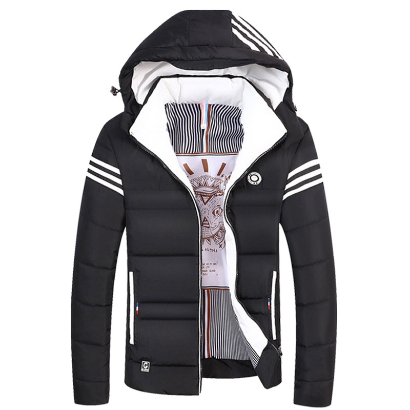 Factory Direct Supply Cross-Border Men's Clothing Winter Men's Cotton-Quilted Coat Thickened Short Cotton Coat Male Youth Thermal Cotton Coat Jacket Male - Image 5