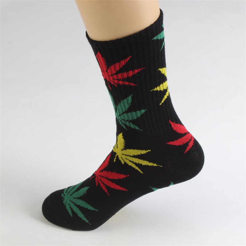 INS Internet Celebrity Mid-Calf Leaf Socks Men and Women Street Sports Skateboard Maple Leaf-Shaped Socks Cotton Stockings Female Trendy Socks Manufacturer - Image 34