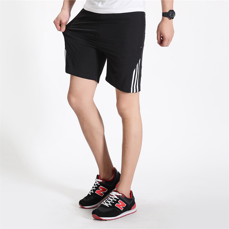 Summer New Sports Shorts Youth Casual Elastic Band Three Bars Large Size Quick-Dry Pants - Image 5