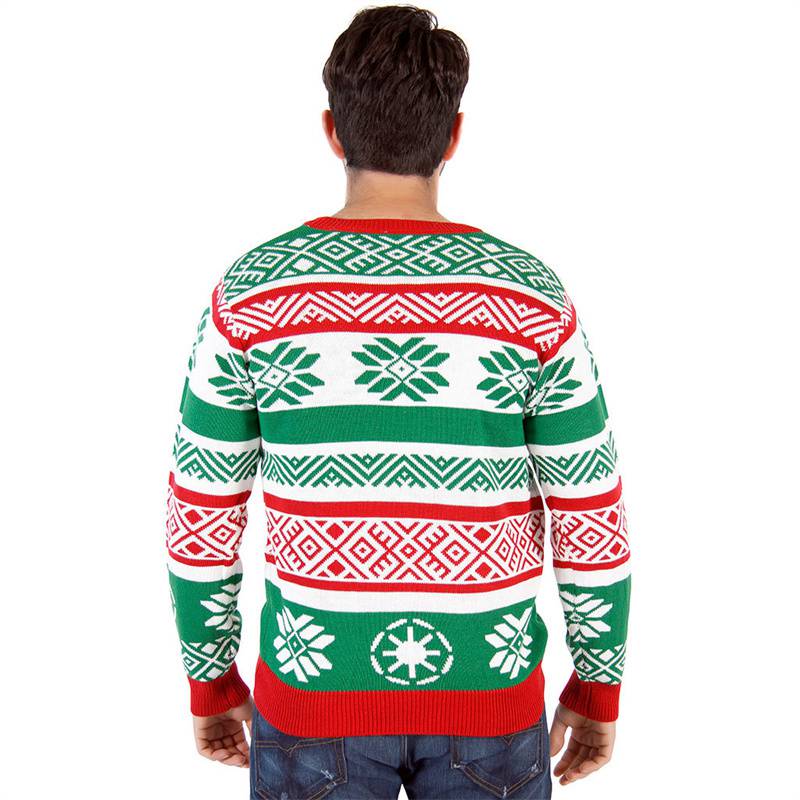 2024 Foreign Trade EBay New Fall Men's Clothing Santa Claus Printed Christmas Clothes Women's Pullover Sweater Couple Wear - Image 5