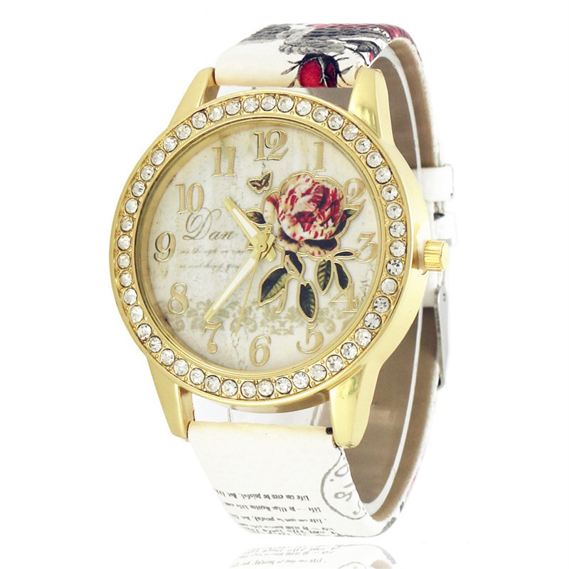 ZZ Ladies Girls Watch Crystal Quartz Womens Analogue Dress Leather Casual Gift - Image 10