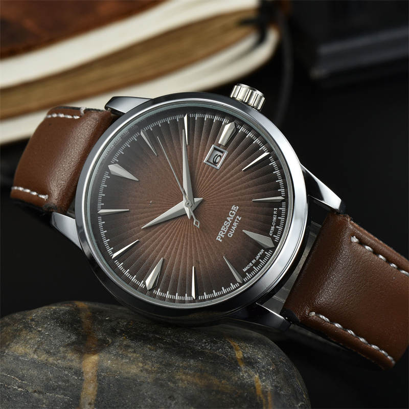 Seiko Men's Business Casual Stainless Steel Six-Pin Calendar Men's Quartz Watch Hot Sale Watch - Image 6
