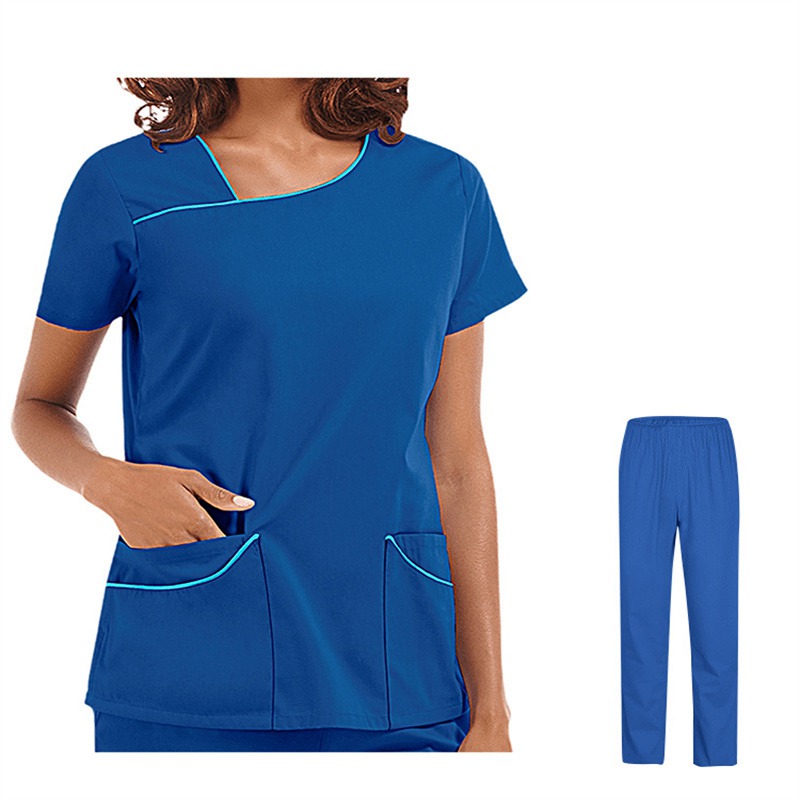 Amazon Operating Room Short Sleeve Hand Washing Suit Female Skin Management Nurses' Uniform Surgeon Disposable Protective Coveralls Work Clothes Female - Image 43
