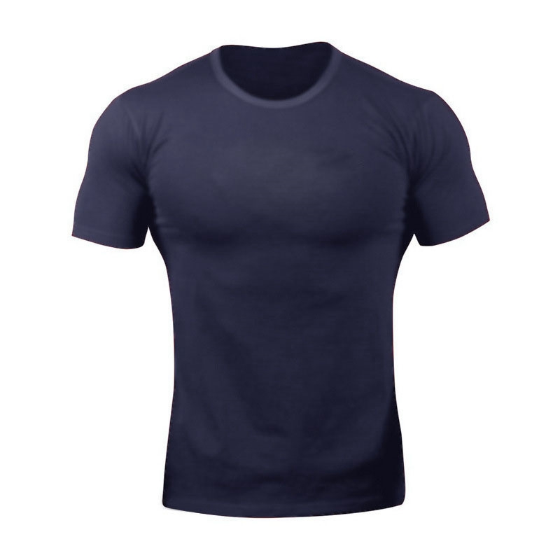 Muscle Doctor European and American Summer round Neck Casual Sports T-shirt Men's Short Sleeve Fitness Running Training Wear Factory Wholesale - Image 22