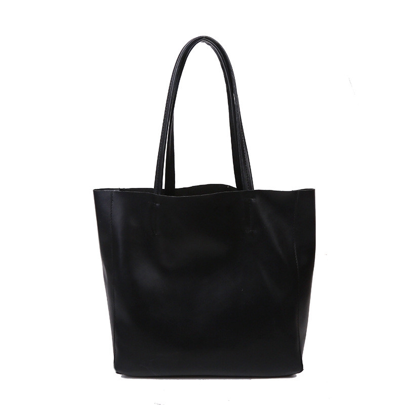 Large Women's Leather Style Tote Shoulder Bag Satchel Ladies Handbag - Image 9