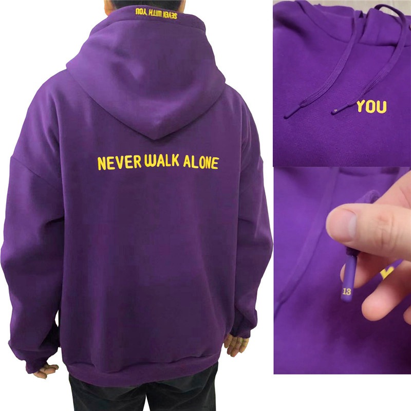 2024 New Purple Hoodie Unisex  Winter Lange  Sweatshirts Tops 2024 seven with you Oversize Sweatshirts