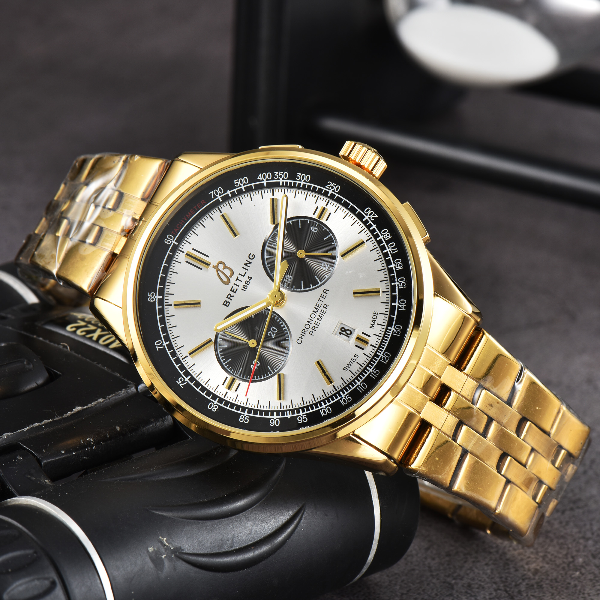 Breitling Premier B01 Chronograph 42 Men's Five Pin Multi Function Watch B Premier - Image 10