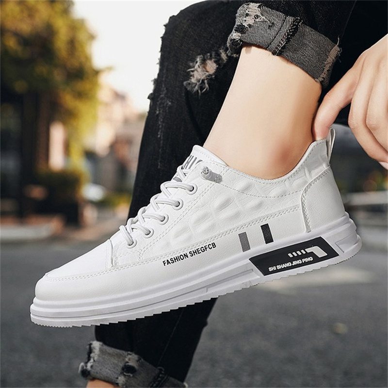 Fall Men's White Shoes 2024 New Casual Shoes Korean Trendy Wild Sneakers Youth Sports Fashion Shoes Men - Image 6