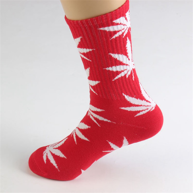 INS Internet Celebrity Mid-Calf Leaf Socks Men and Women Street Sports Skateboard Maple Leaf-Shaped Socks Cotton Stockings Female Trendy Socks Manufacturer - Image 35