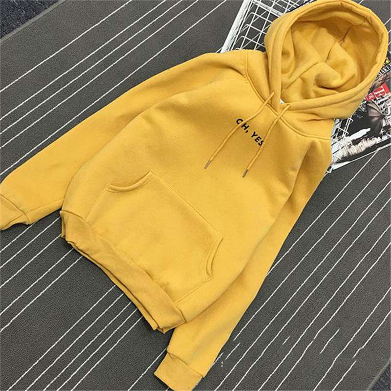 Autumn and Winter Clothing Brushed Hoody Women's Korean-Style Trendy Student Harajuku BF Hoodie Loose Long Sleeve Top Pullover Coat Women - Image 6