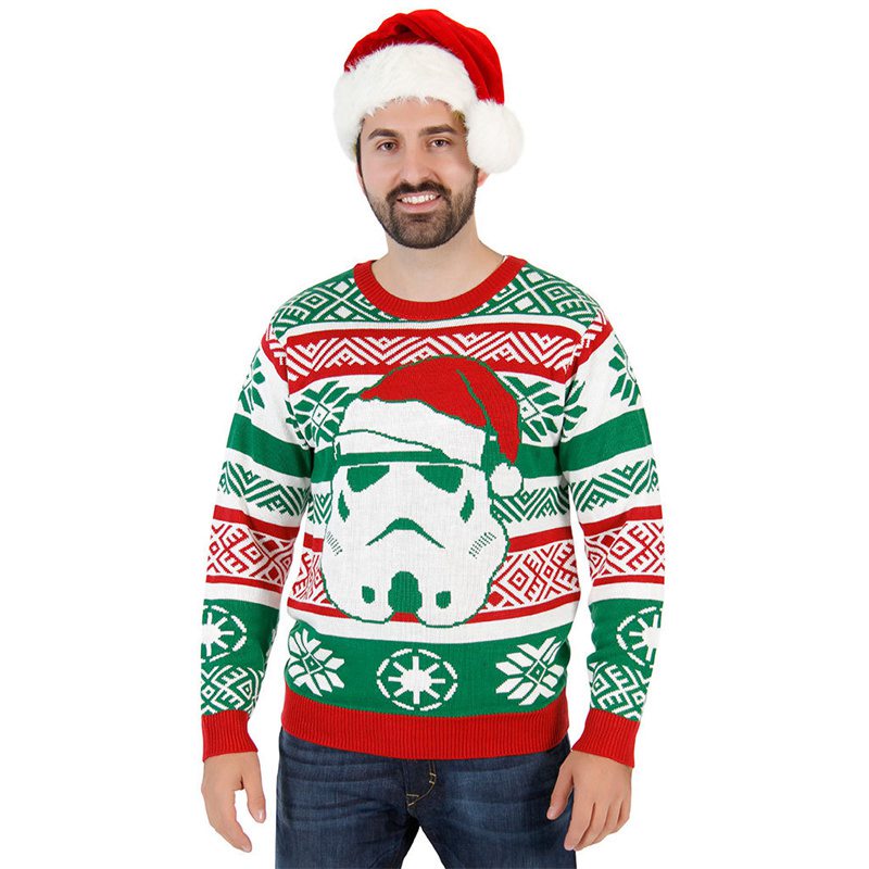 2024 Foreign Trade EBay New Fall Men's Clothing Santa Claus Printed Christmas Clothes Women's Pullover Sweater Couple Wear - Image 6