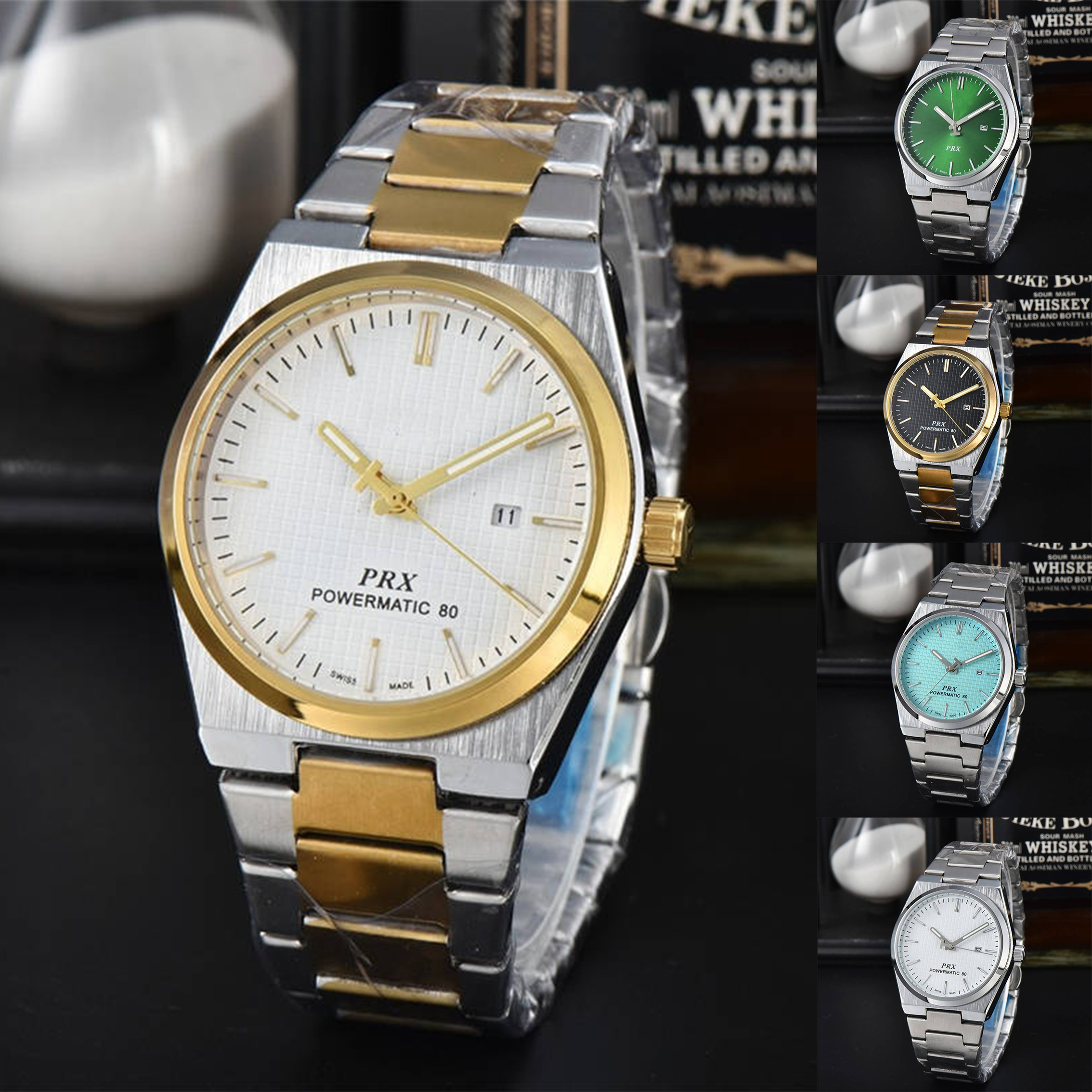 Tissot Three-Pin Men's Watch Steel Strap Watch Quartz Watch Hot Sale Fashion Calendar - Image 24