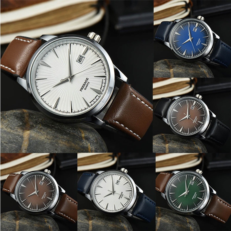 Seiko Men's Business Casual Stainless Steel Six-Pin Calendar Men's Quartz Watch Hot Sale Watch - Image 14