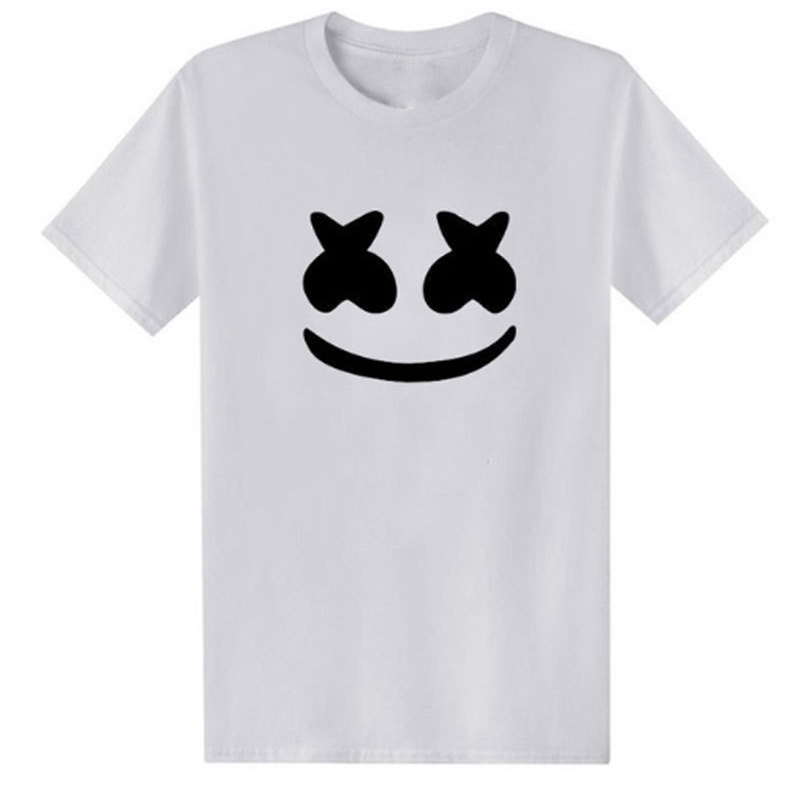 Men's T-shirt Cotton Candy Smiley Face Pattern Printed Casual Short Sleeve Men's T-shirt - Image 9