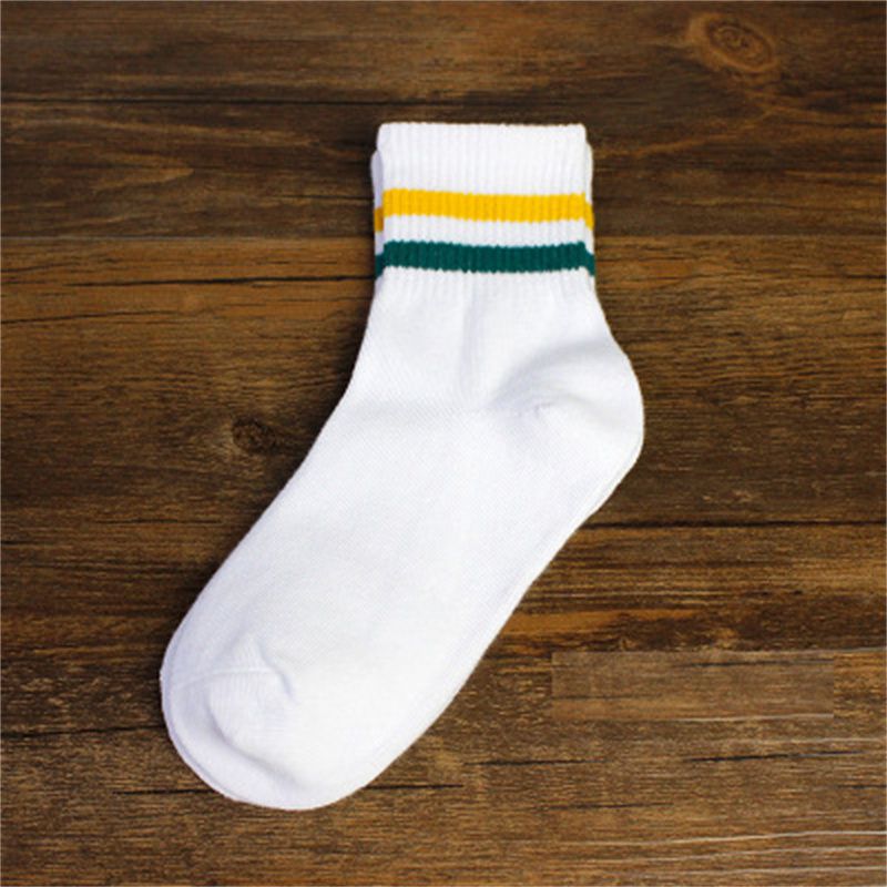 Parallel Bars Classic Stripes Couple Socks Wholesale College Style Tube Socks Retro Casual Socks for Men and Women - Image 8