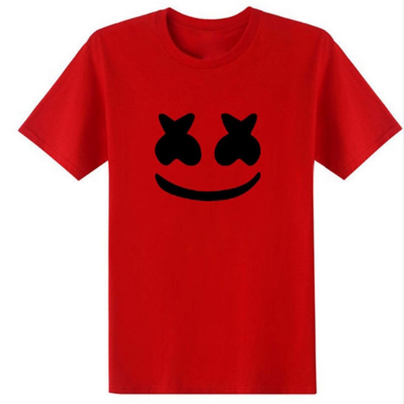 Men's T-shirt Cotton Candy Smiley Face Pattern Printed Casual Short Sleeve Men's T-shirt - Image 10