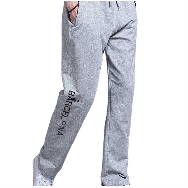 Trousers Sports Pants Men's Loose Straight Men's Summer Casual Pants Men's Pants Men's Sweatpants Workwear Pants Men's Fleece-Lined - Image 2