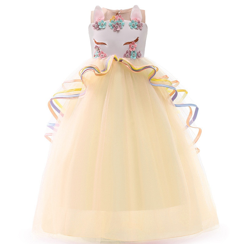 Vintage Flower Girls Dress Children Princess Party Pageant Long Gown Kids Dresses for Girls Formal Clothes - Image 15