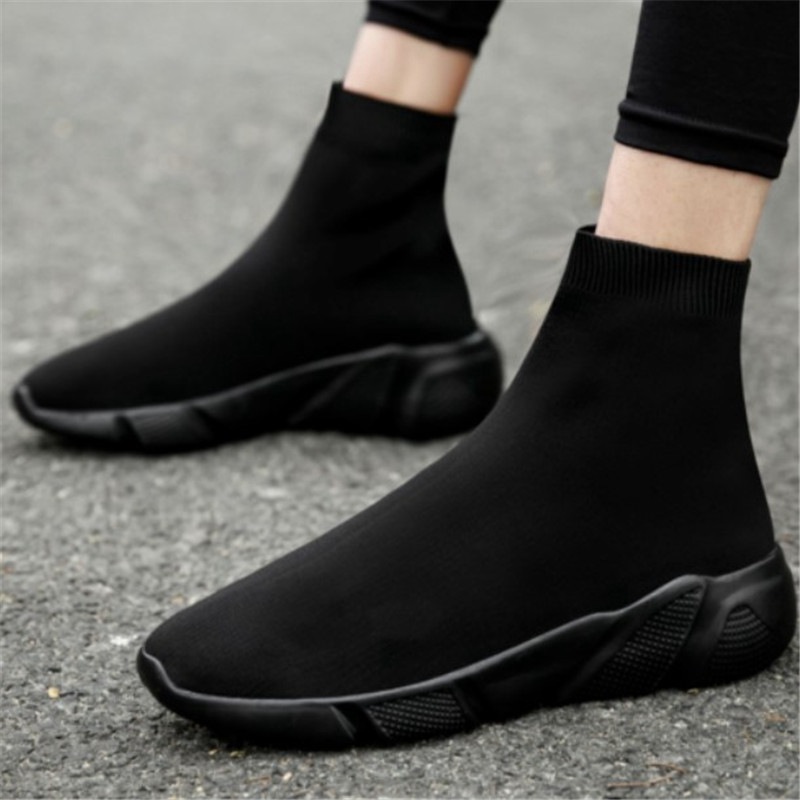 Woman's Sock Knitted Flat Sneakers Men Trainers Speed Runners Sport Shoes - Image 8