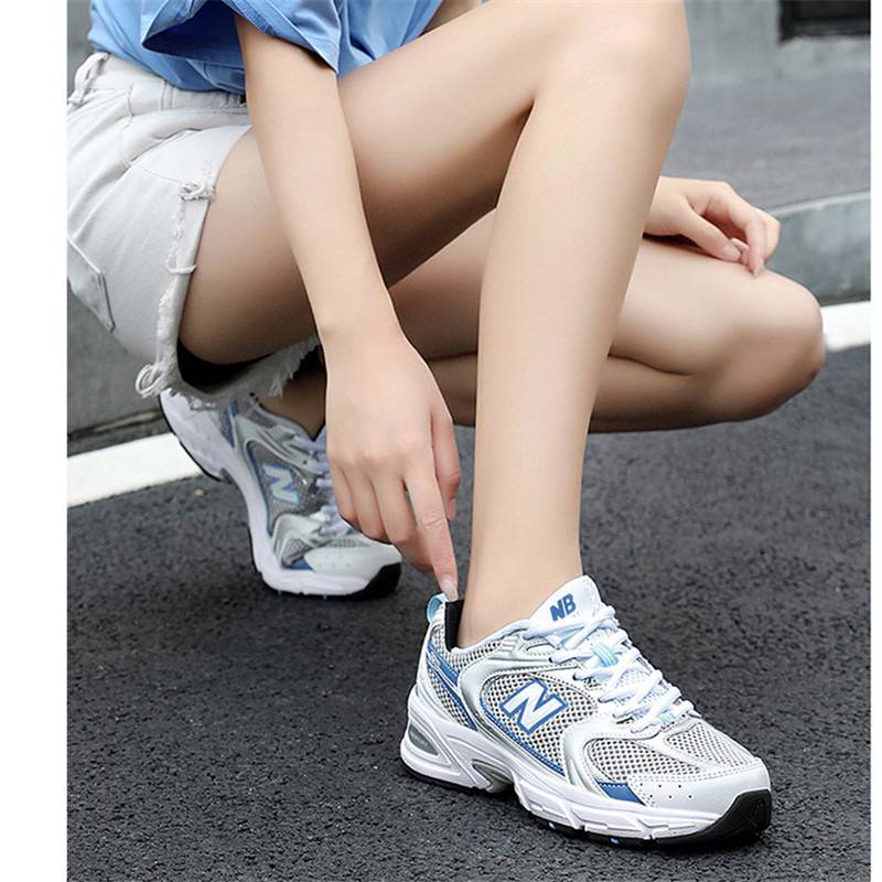 New Balance 530 White Silver Navy Sports Casual Mesh Soft Fashion Trainers Shoes NB530 - Image 14
