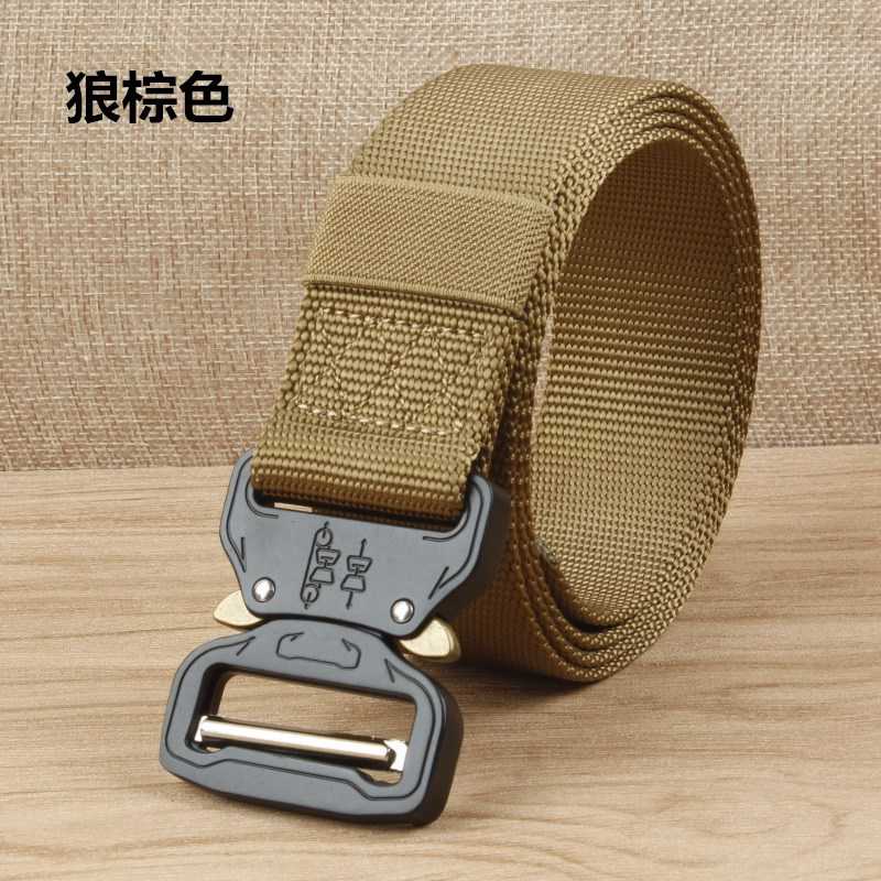 Z 3.8 New Cobra Nylon Waistband Men's Outdoor Tactics Belt Wholesale Quick Release Alloy Buckle
