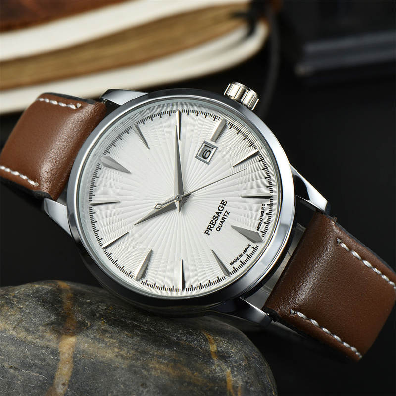 Seiko Men's Business Casual Stainless Steel Six-Pin Calendar Men's Quartz Watch Hot Sale Watch - Image 9