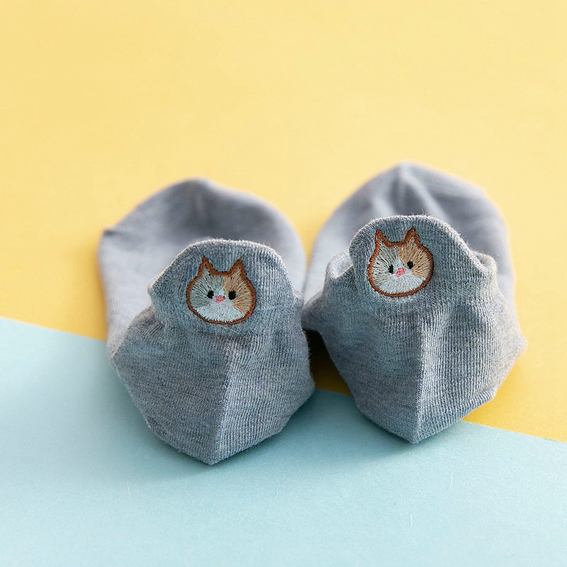 Socks Women's Socks Low-Cut Spring and Summer Cute Japanese Style Low-Top Cotton Socks Short Korean Style Low Cut Socks Women's Ins Fashion Personality - Image 2