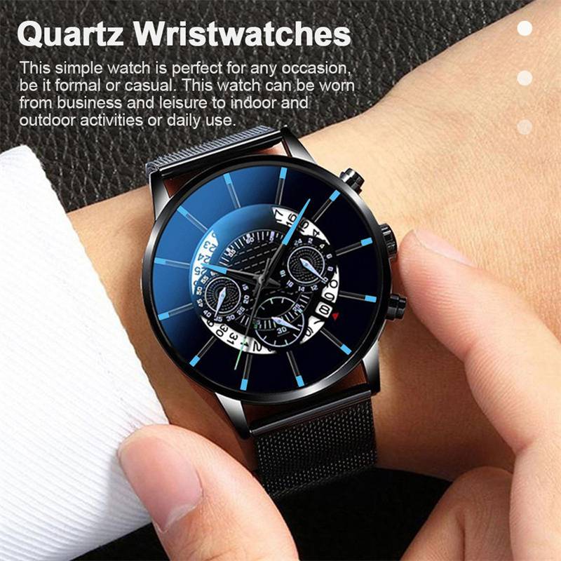 ZZ Mens Army Military Wrist Watch Stainless Steel Quartz Date Analog Sports Watches - Image 10