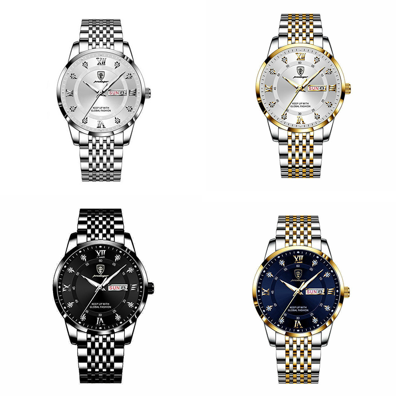 ZZ Men's Watch New Men's Watch Waterproof Luminous Calendar Quartz Wrist Watch - Image 24