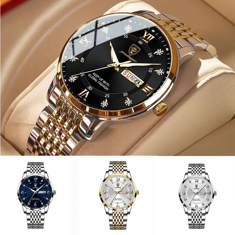 ZZ Men's Watch New Men's Watch Waterproof Luminous Calendar Quartz Wrist Watch - Image 22
