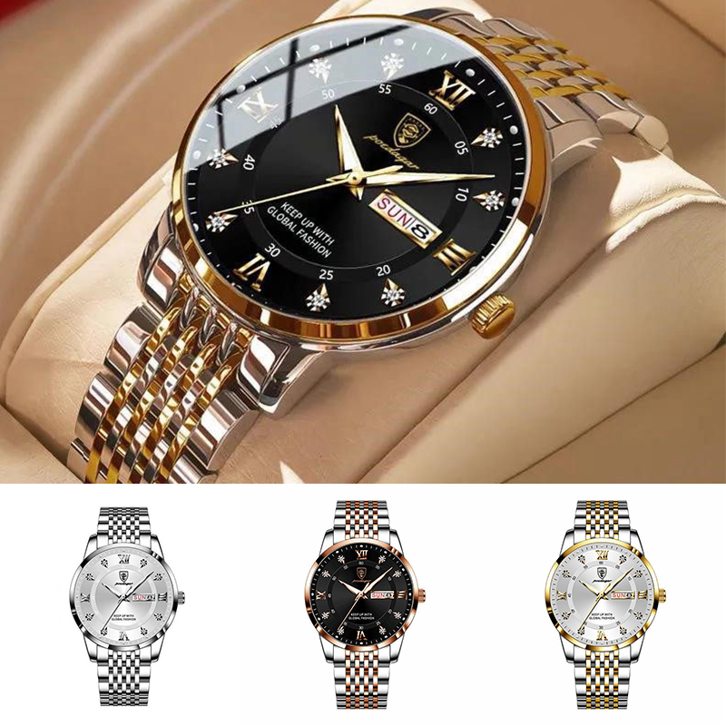 ZZ Men's Watch New Men's Watch Waterproof Luminous Calendar Quartz Wrist Watch - Image 20