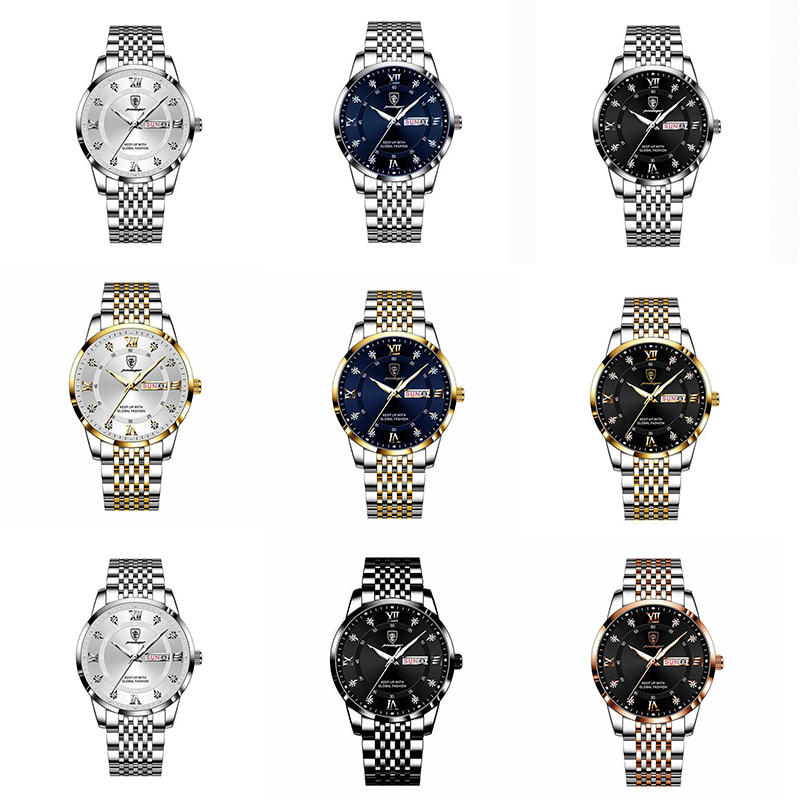 ZZ Men's Watch New Men's Watch Waterproof Luminous Calendar Quartz Wrist Watch - Image 18